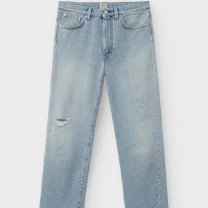 COPY - Twisted seam denim distressed light blue (26/32)